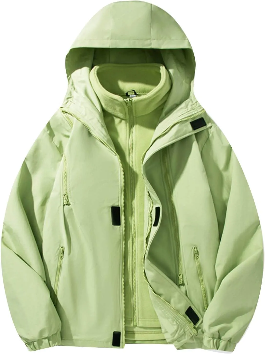 Мужская легкая дышащая дождевик Outdoor Waterproof ветровка Casual куртка для хайкинга путешествий активного бега Generic, зеленый
