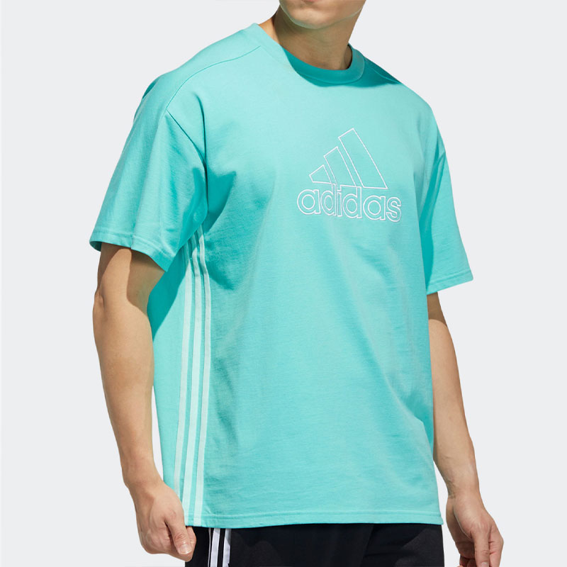 

Футболка мужская синяя Adidas, синий