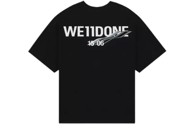 

WE11DONE футболка унисекс, Черный