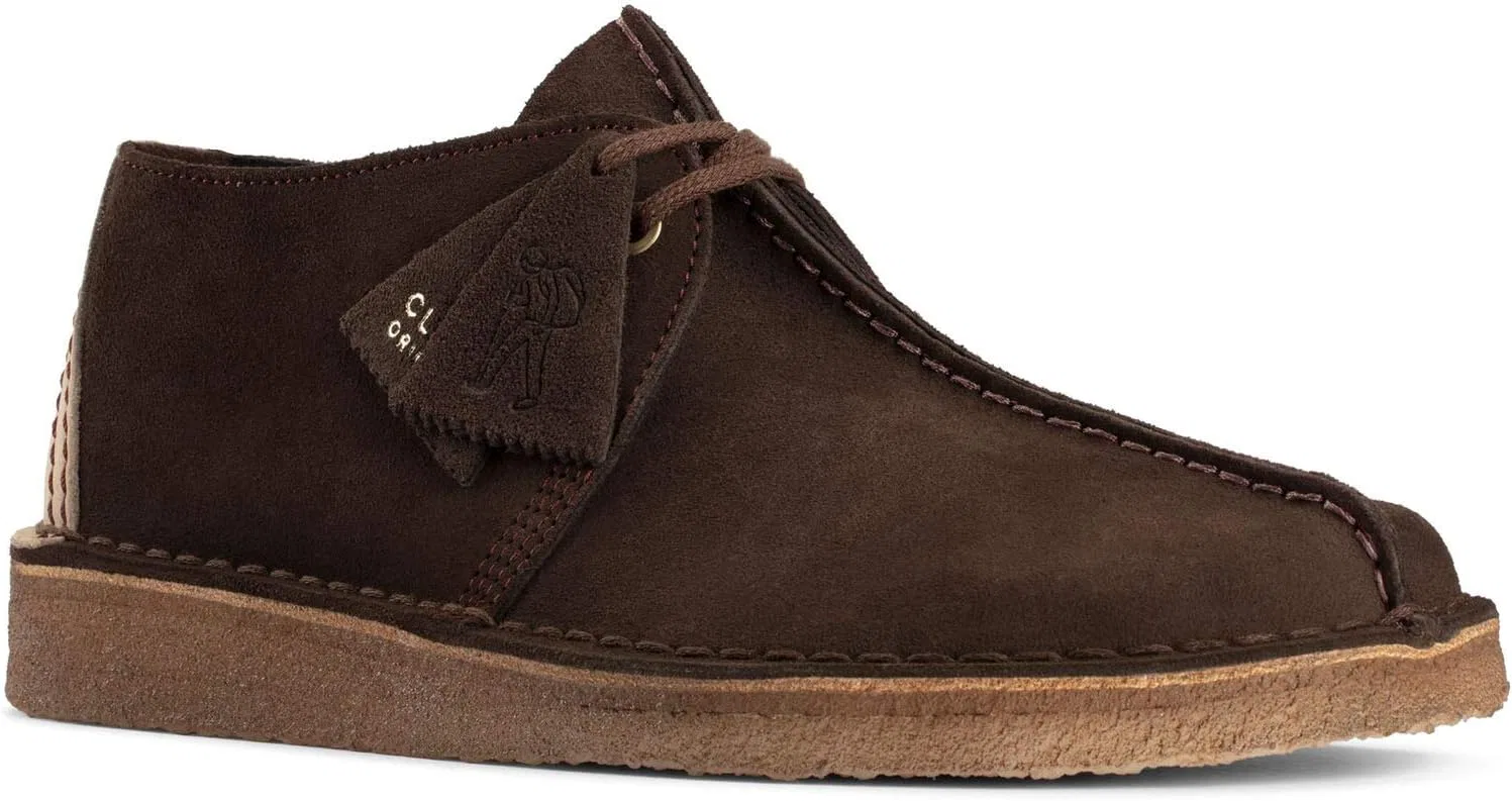 Мужские мокасины Clarks Desert Trek, Dark Brown — фото 3