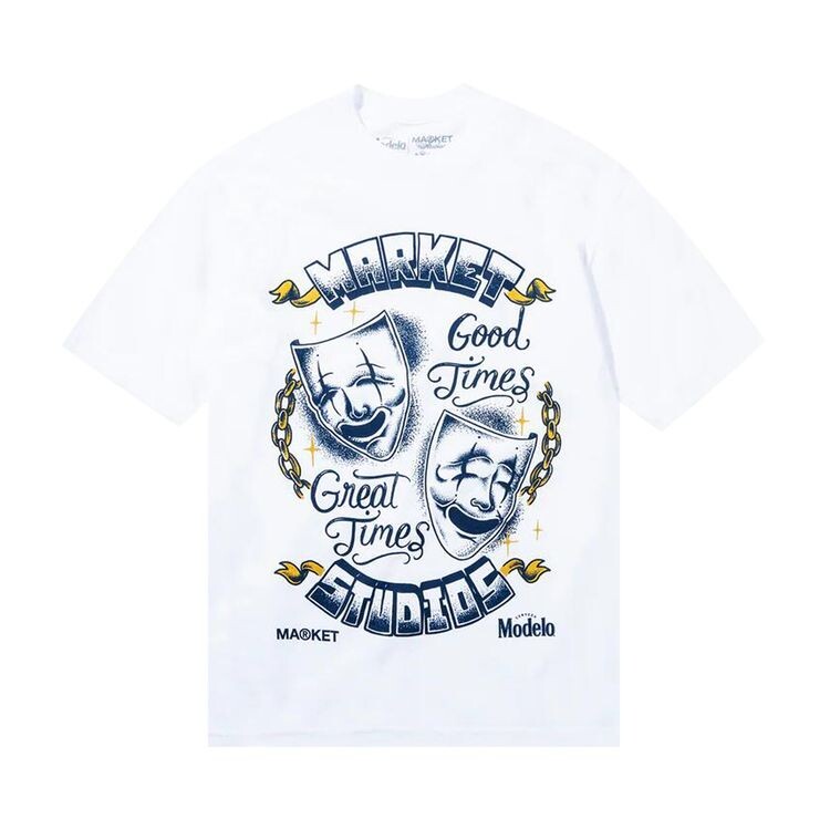 

Футболка Market x Modelo Good Times T-Shirt White, белый