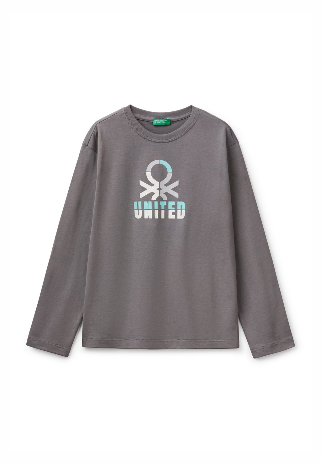 

Футболка с длинным рукавом United Colors of Benetton, серый