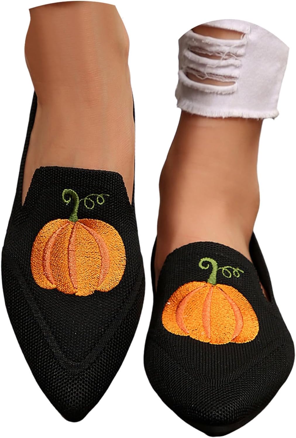 

Женские слипоны Hbeylia для Хэллоуина, обувь для ходьбы, осенний дизайн с тыквой, массивная подошва, высокие каблуки, низкие кеды из холщовой ткани, клетчатые, противоскользящие, для вечеринок, оранжевый