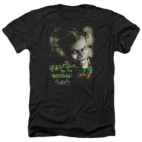

Футболка adult heather с принтом batman arkham asylum welcome to the madhouse Licensed Character