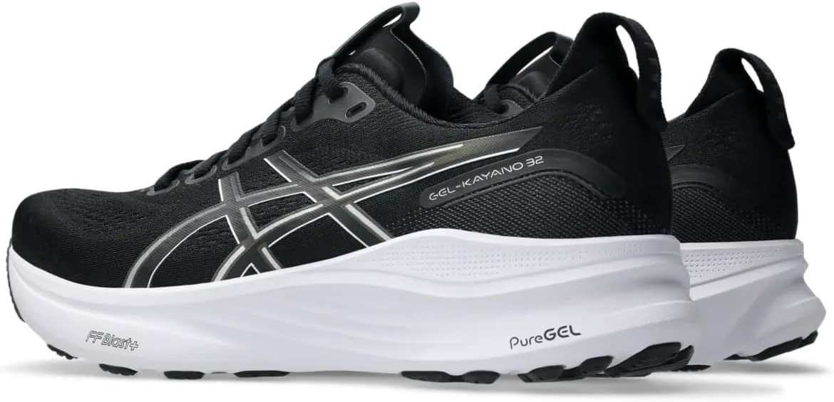Мужские кроссовки для бега ASICS Gel-Kayano 32, черно-белый — фото 3