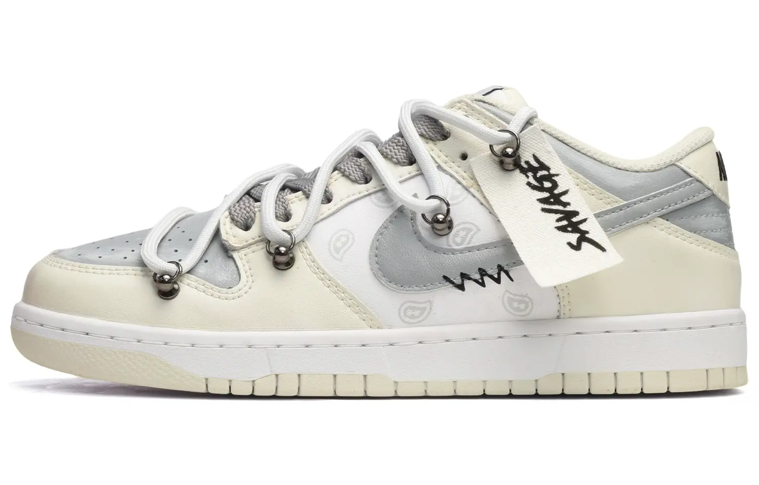 

Кроссовки Nike Dunk Skateboard Shoes Men Low-Top Yellow/Gray