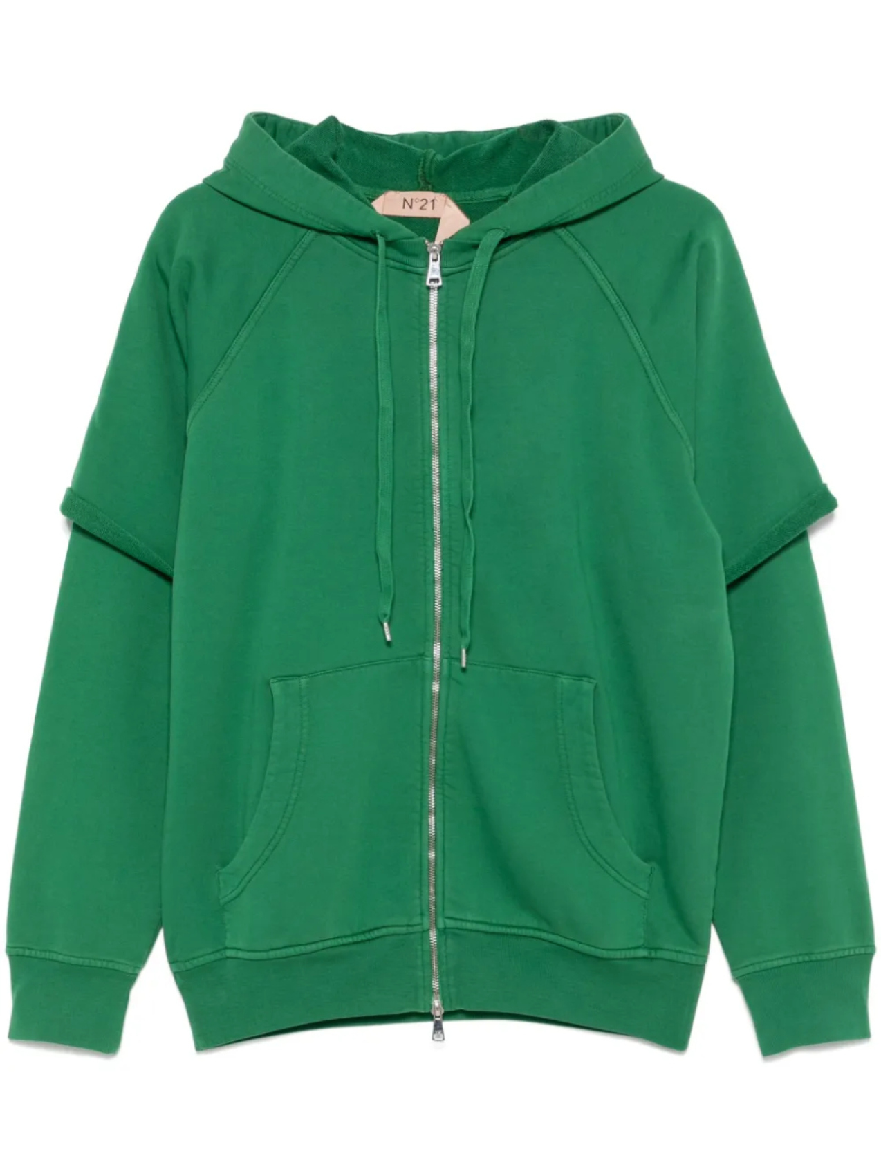 

Многослойное худи Nº21, зеленый