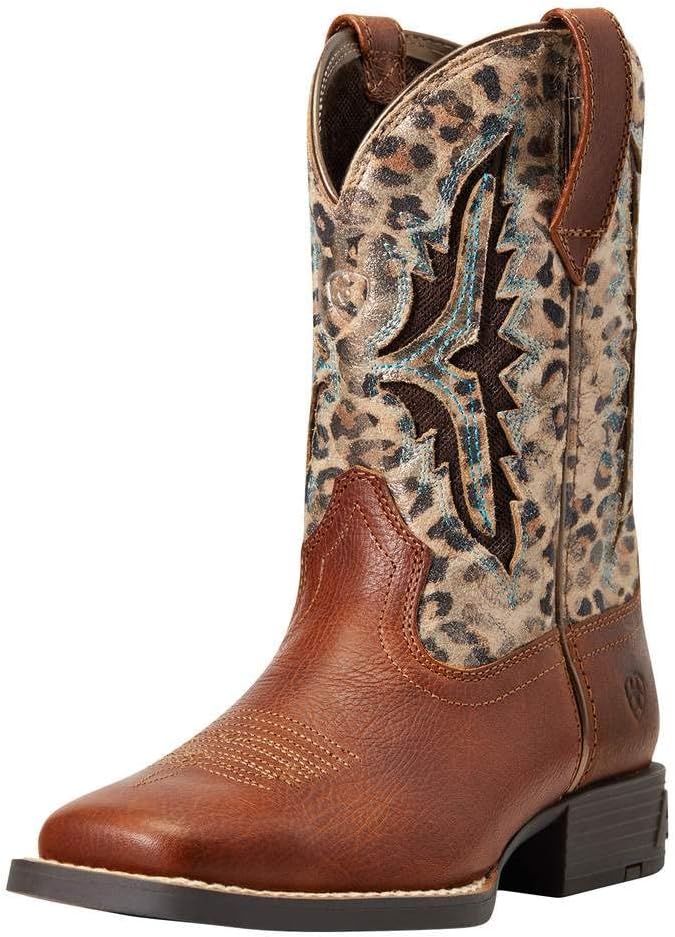 

Детские ботинки унисекс Ariat Koel Venttek Western Boot, Spiced Cider/Metallic Leopard