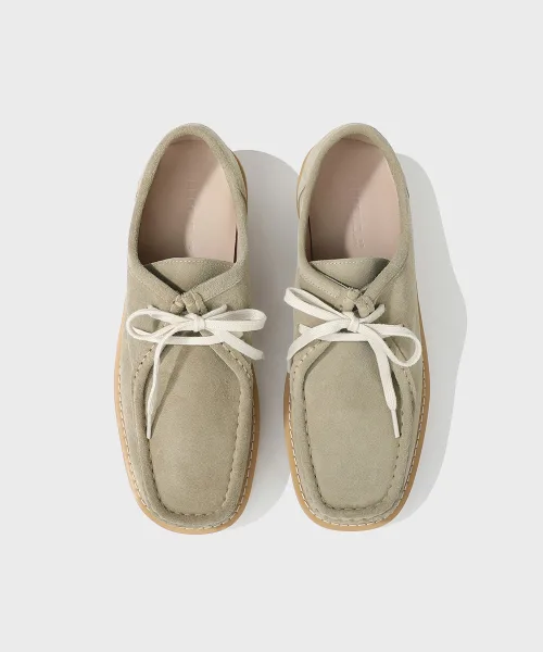 Мужские мокасины из замши Casual Sole Suede Tyrolean_2NDF4600BS FIRENZE ATELIER хаки — фото 3