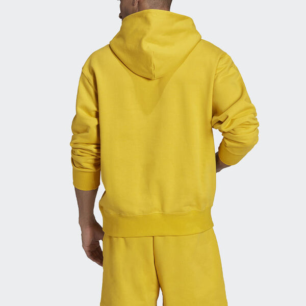 Толстовка adidas originals Embroidered Small Label Solid Color Sports Yellow, желтый — фото 3