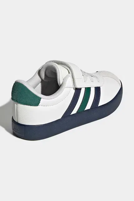 Кроссовки детские VL Court 3.0 Adidas, белый — фото 3