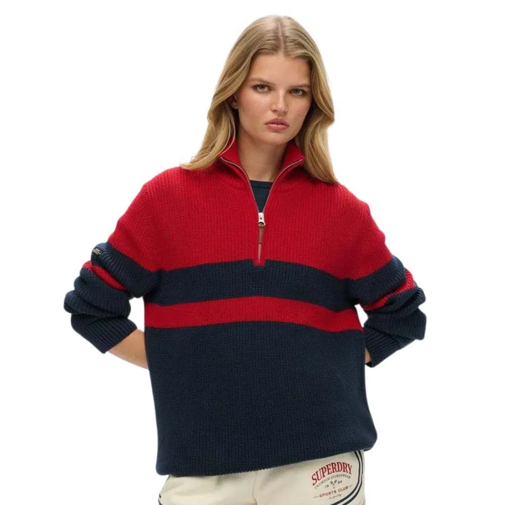 

Свитер Superdry Classic Stripe, красный