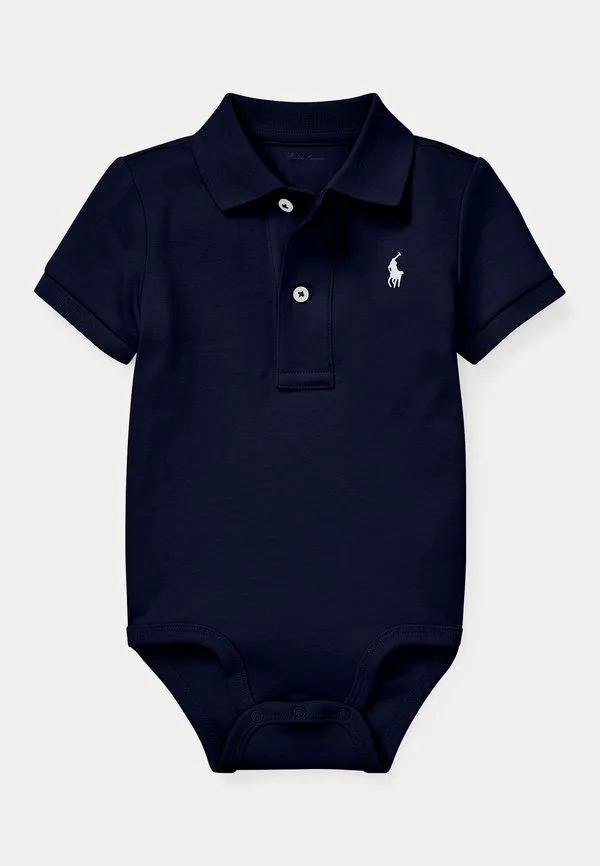 Мягкий хлопковый боди-поло 02y Polo Ralph Lauren, French Navy