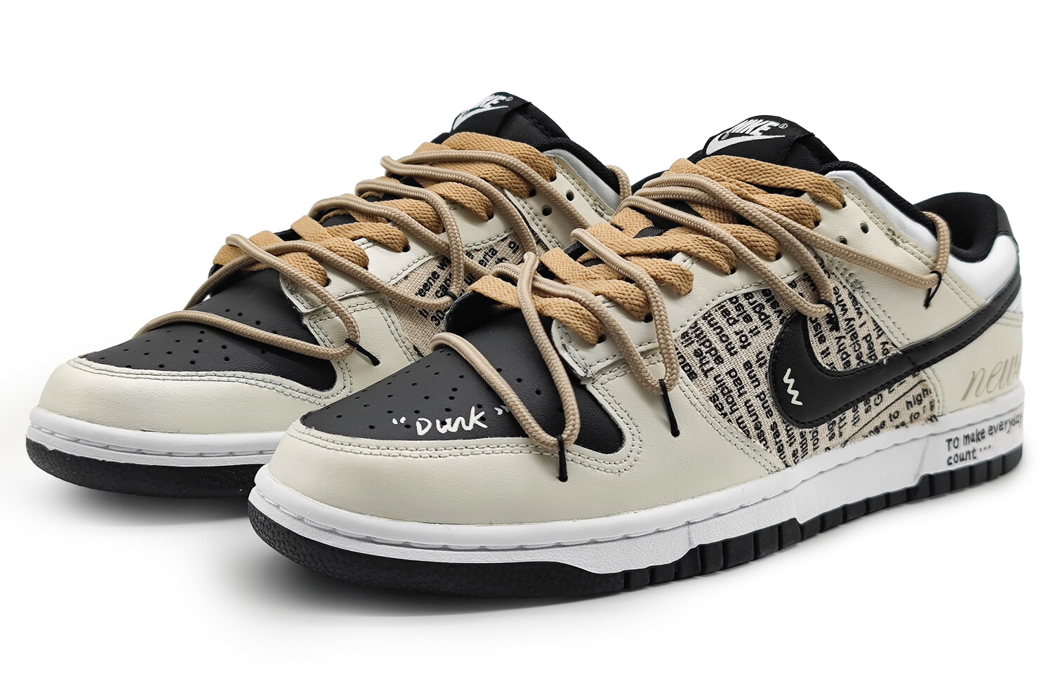 

Кроссовки Nike Dunk Skateboard Shoes Men Low-Top Black White