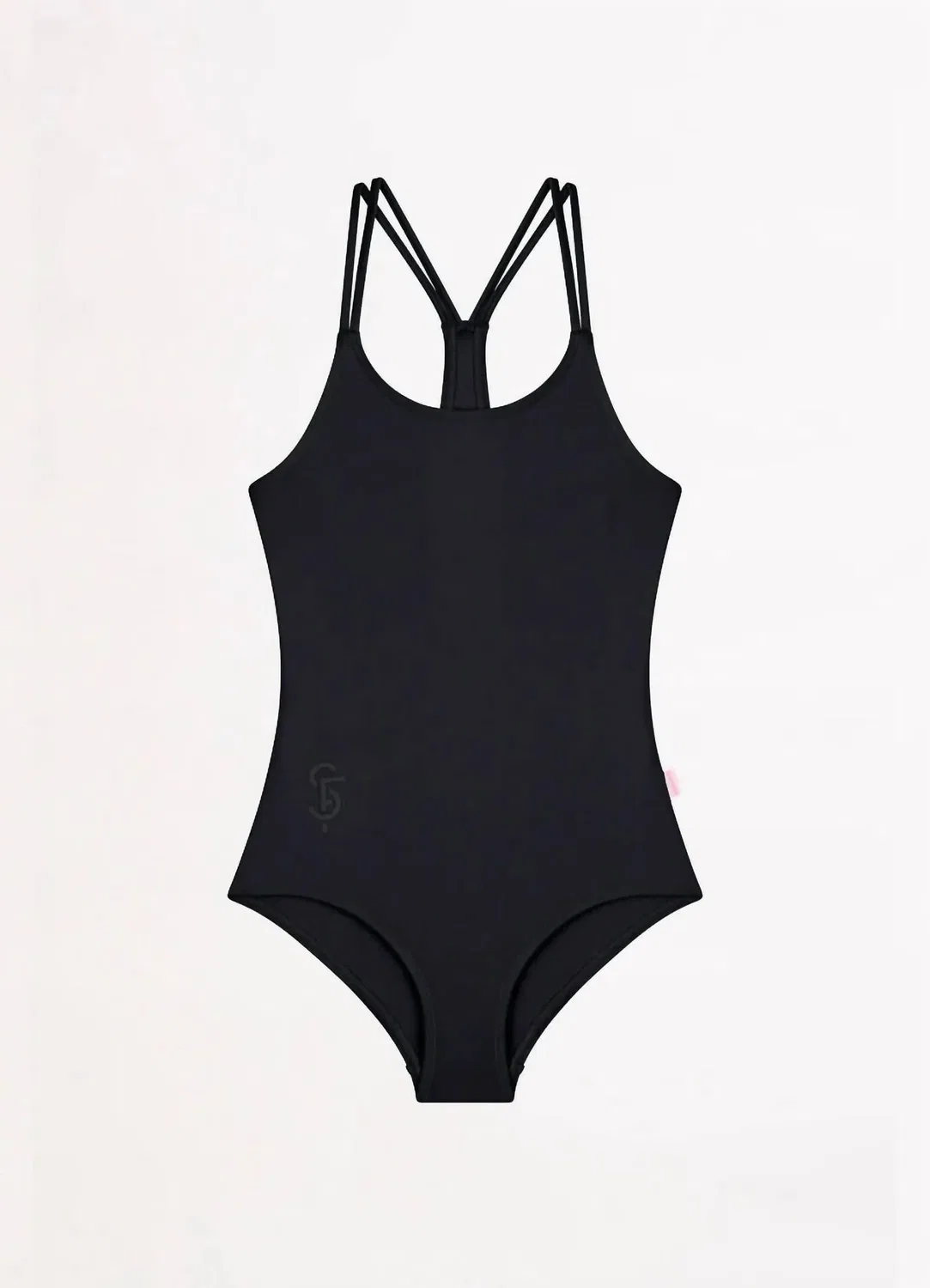 Seafolly Детский комбинезон с несколькими бретелями для девочек, черный