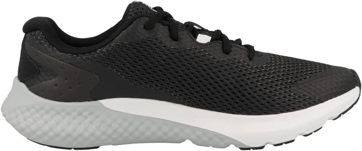 Мужские беговые кроссовки Under Armour UA Charged Rogue 3, Black And White — фото 3