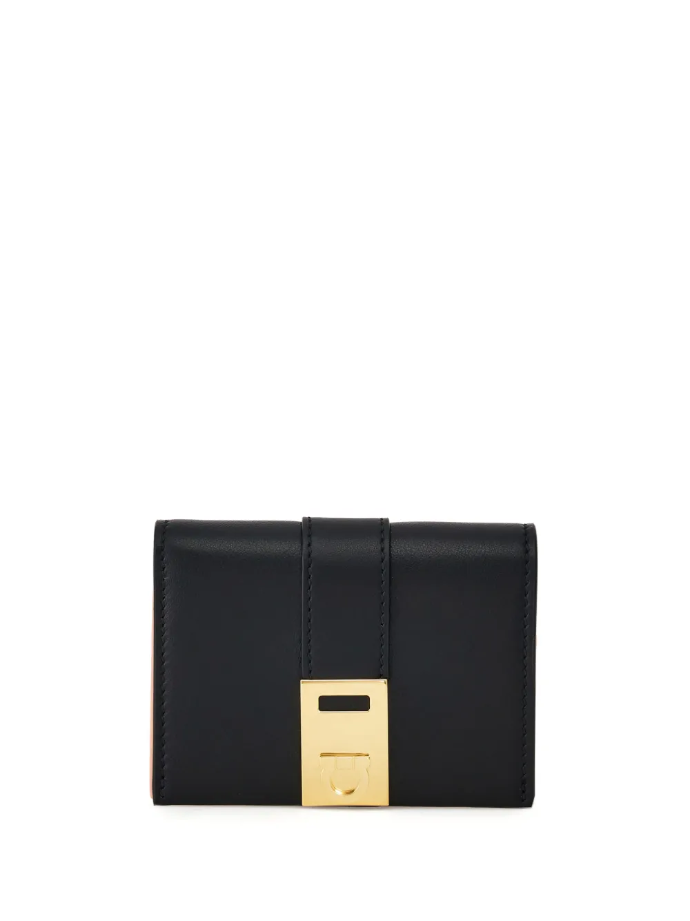 

Кошелек Hug в двух тонах Ferragamo, черный