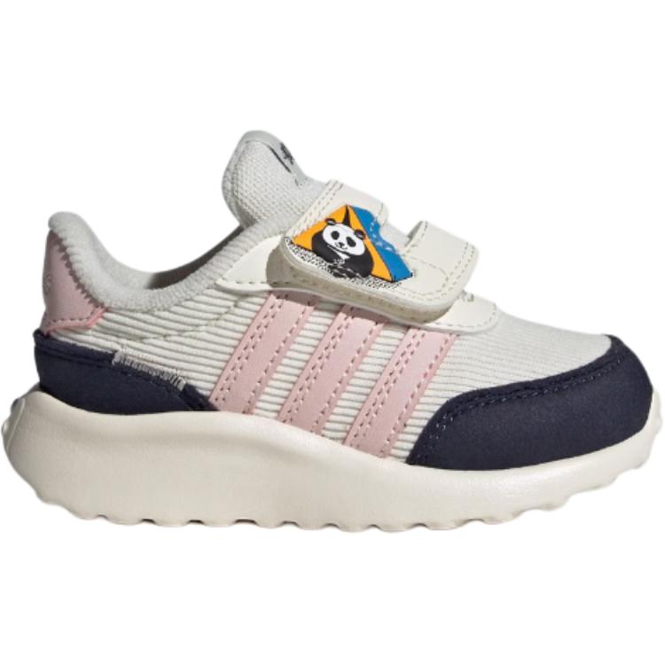PEMSLOU x RUN 70s AC I устойчивые к ударам и истиранию низкие кроссовки для малышей White Infant And Toddler Adidas, розовый — фото 3