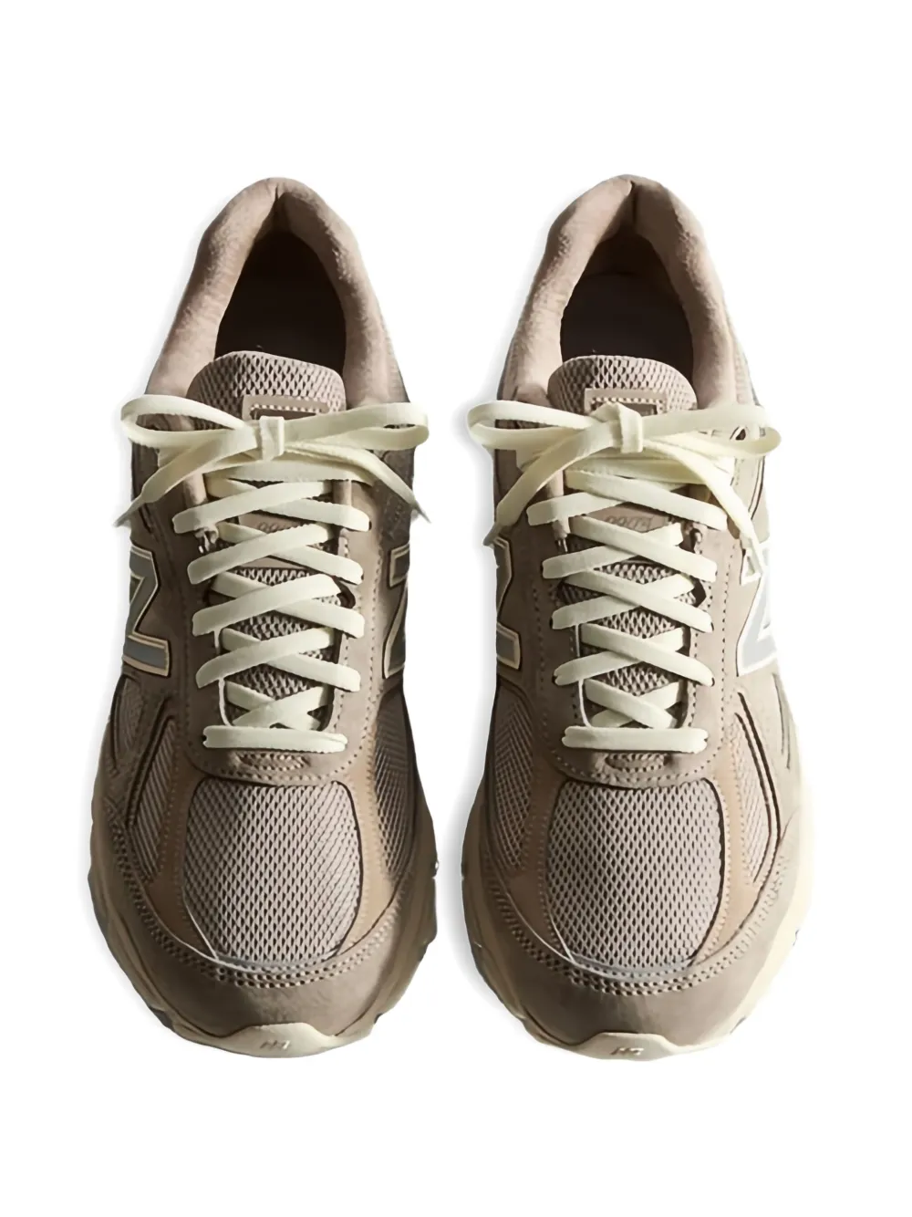 Замшевые кроссовки 990v4 NEW BALANCE, серый — фото 3