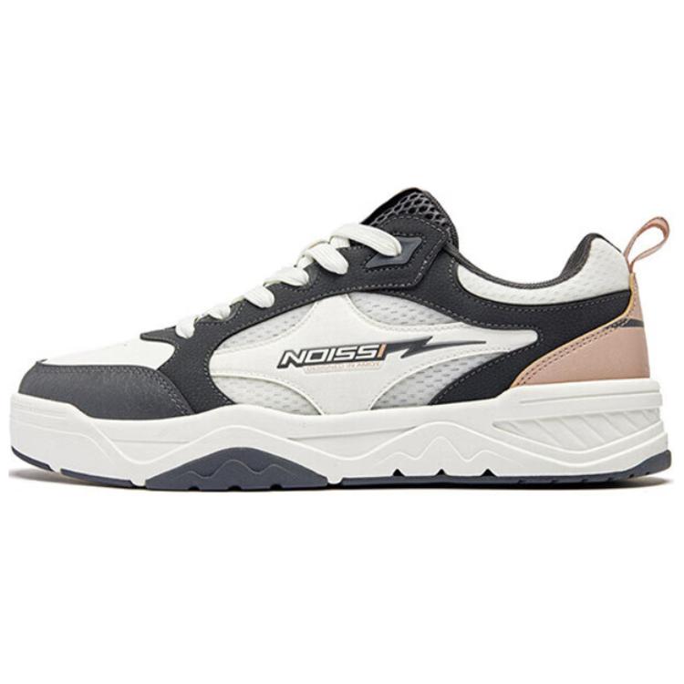 

QIAODAN Прочные дышащие низкие кроссовки для скейтбординга, мужские, черные, белые, коричневые