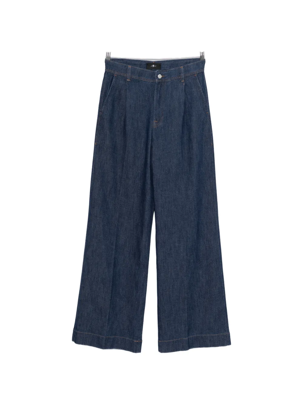 

Плиссированные джинсы 7 For All Mankind, синий