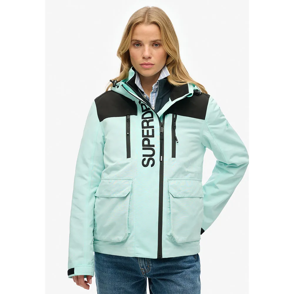 

Куртка Superdry Colour Block Ult Windbreaker, синий