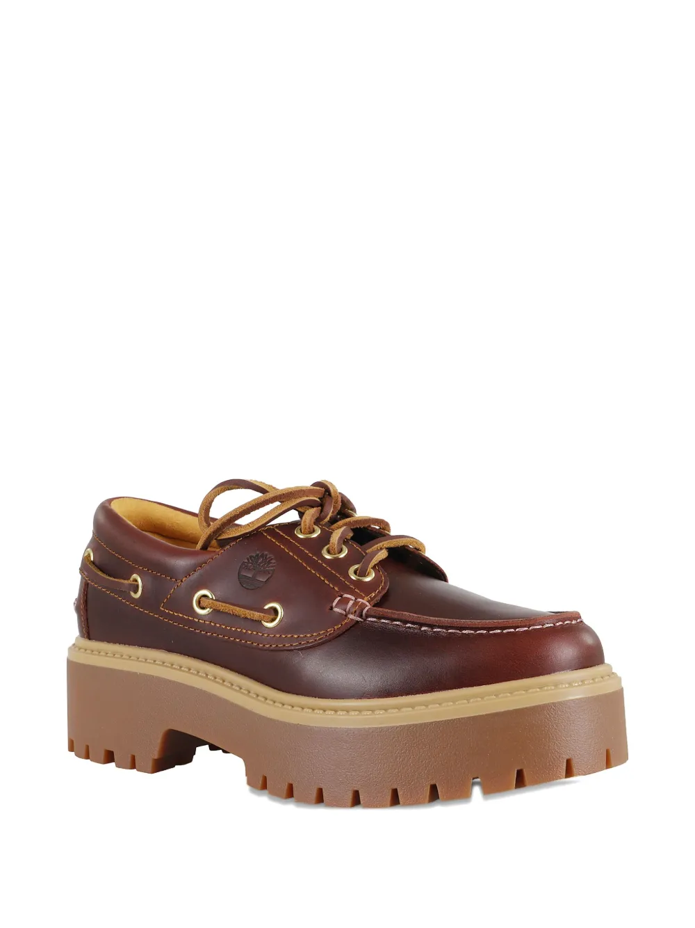 Босоножки на платформе Stone Street с шнуровкой Timberland, коричневый — фото 2