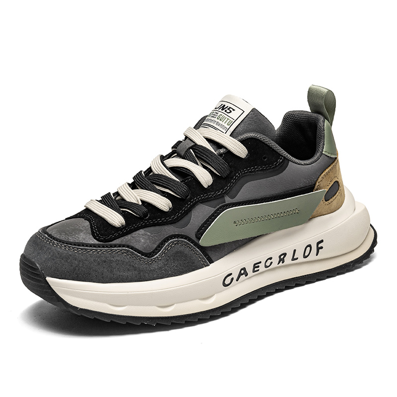 

Zi Xiao Антискользящие износостойкие мужские низкие кеды повседневные серые, цвет Gray