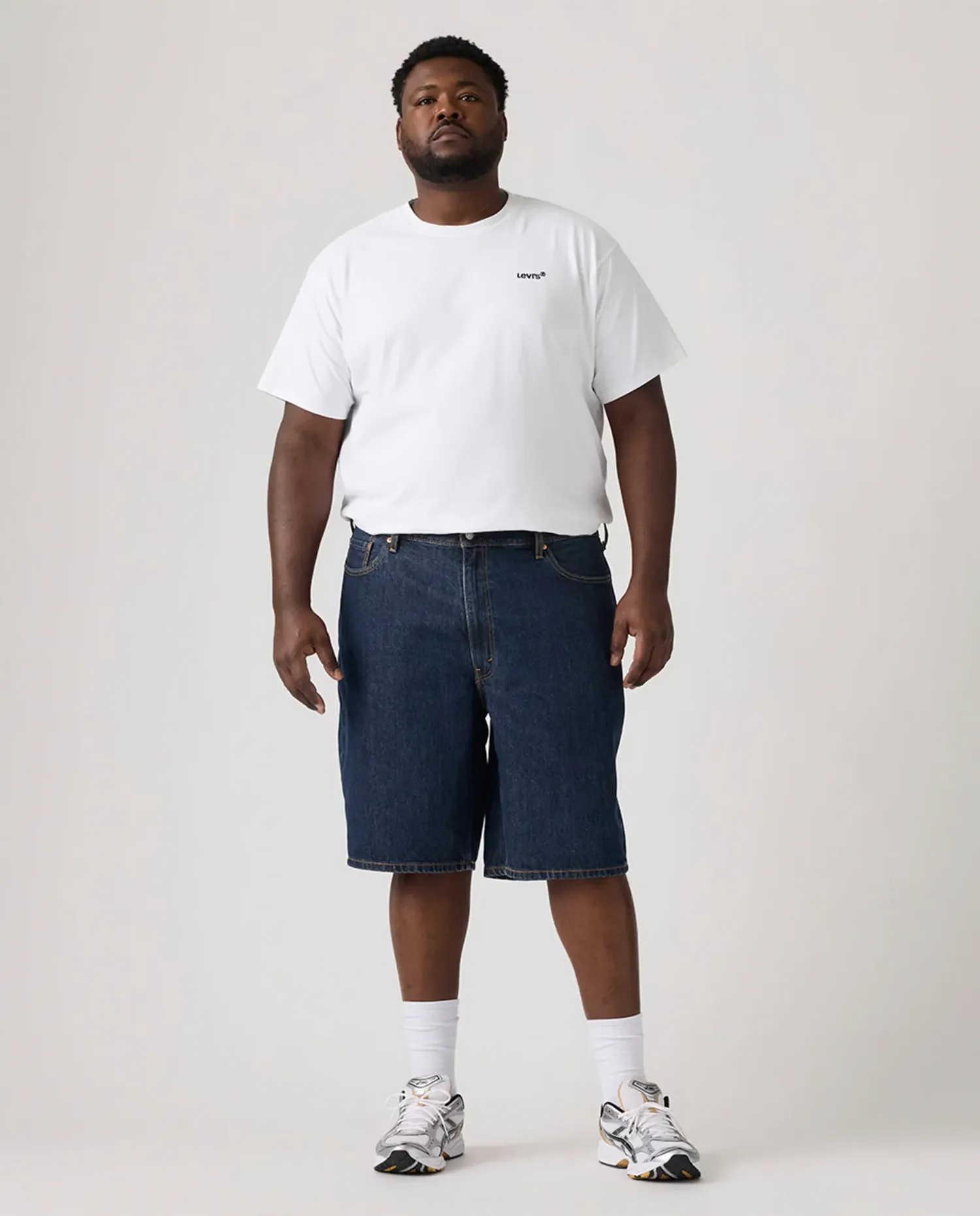 Бермуды для мужчин 469 Loose, большие размеры Levi's, темно-синий
