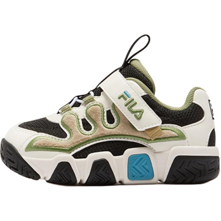 

FILA KIDS Кроссовки Cat Claw Low top для малышей, цвет Black White Green