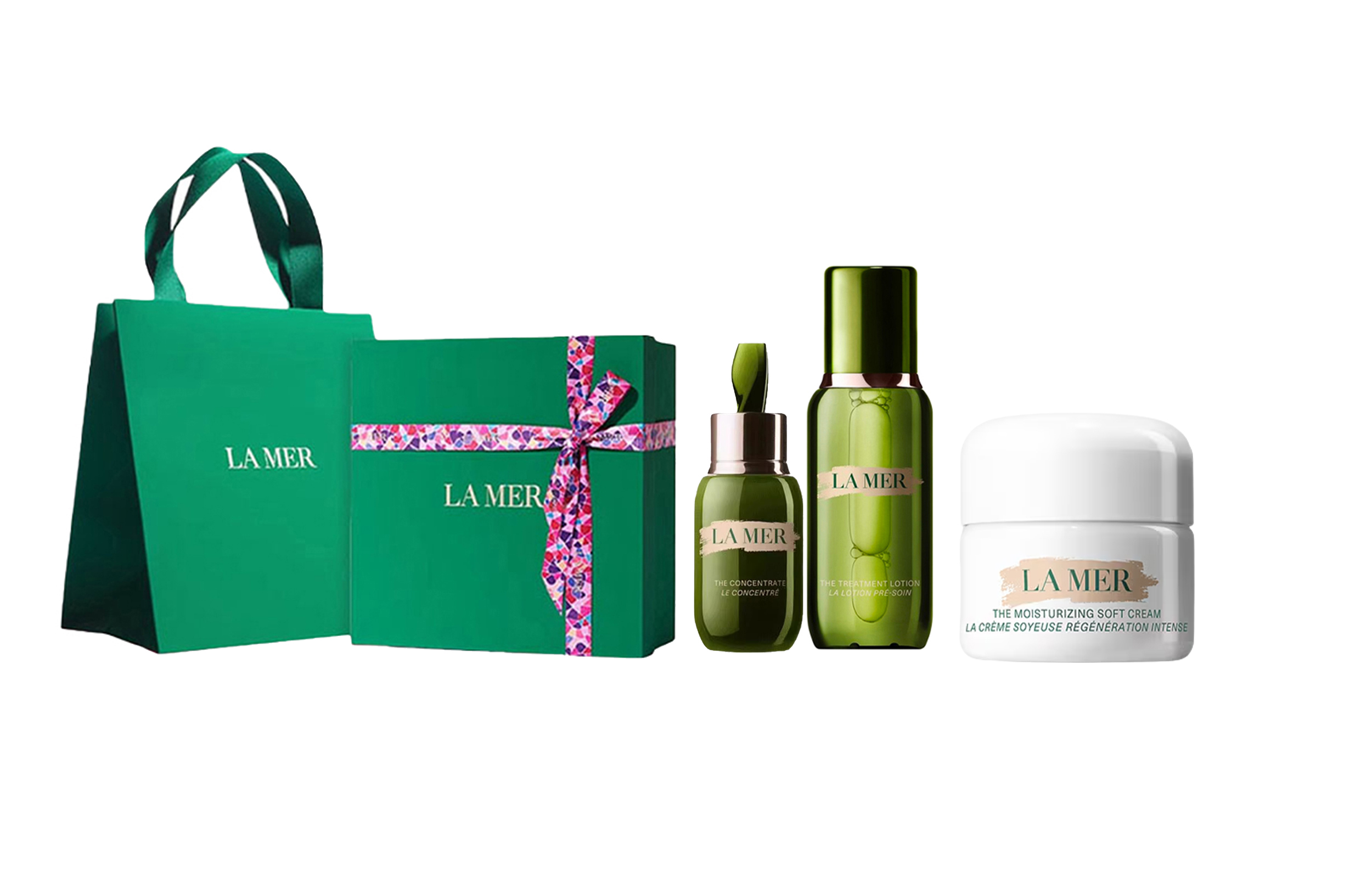 

HAILANZHIMI эссенция, крем и эссенция-вода набор для ухода увлажняющий восстанавливающий 150мл+15мл+30мл LA MER