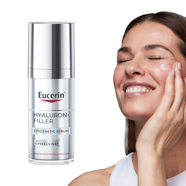 Сыворотка Eucerin — Инновационная антивозрастная для лица, Hyaluron filler serum epigenetic, 30 мл — фото 2