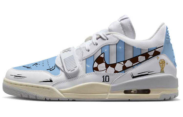

Кроссовки Jordan Legacy 312 Vintage Basketball Shoes Men Low-top Blue/white, белый