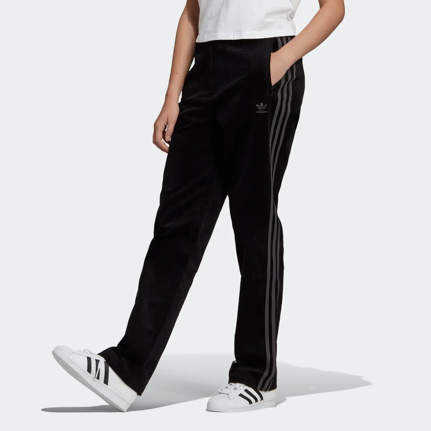 Футболка Adidas Originals Международная версия Женская Черная — фото 3