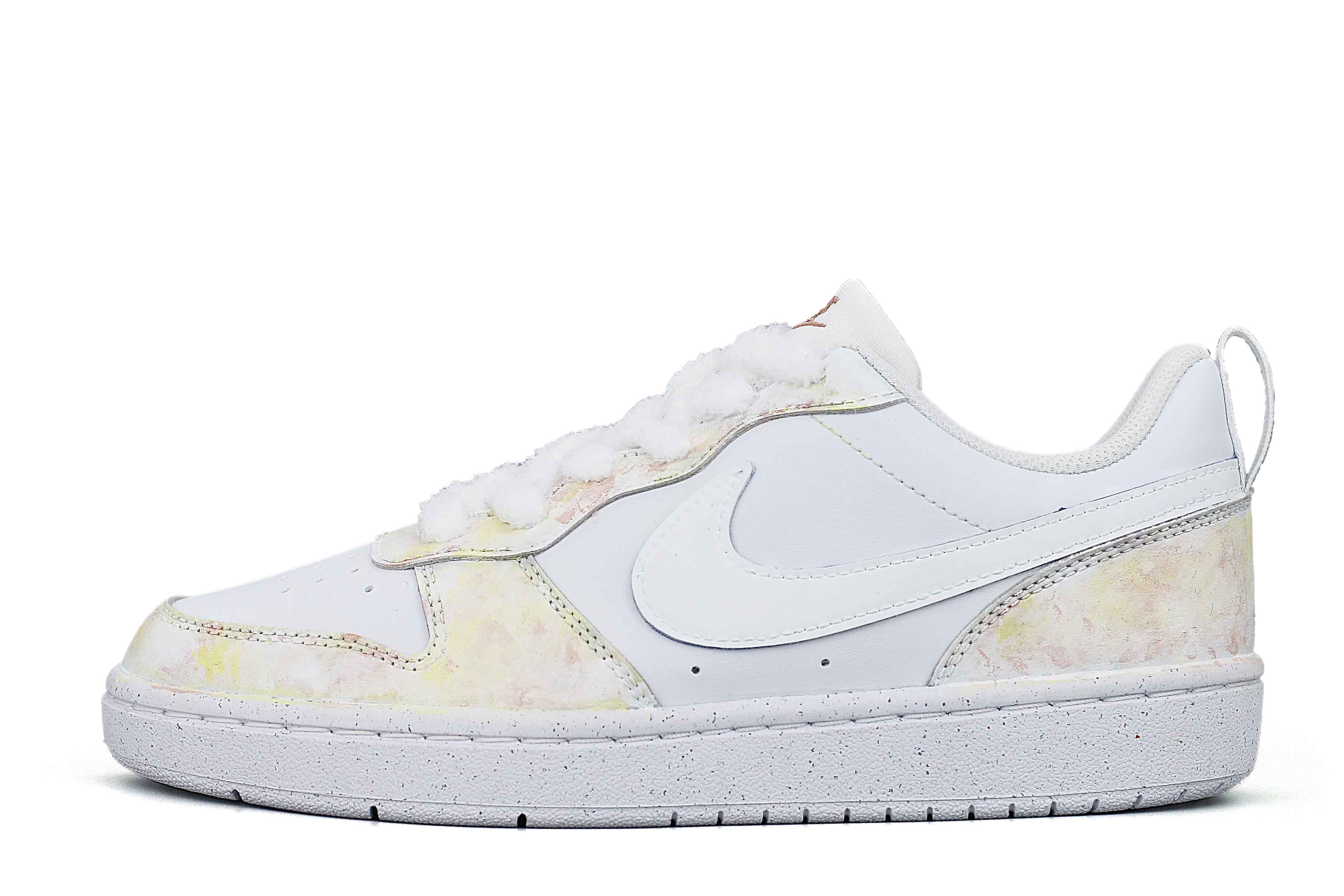 

Детские скейтерские кроссовки Court Borough для младших школьников Nike, белый