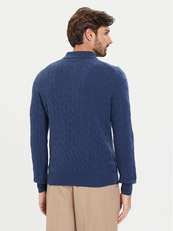 Свитер regular fit 710974165003 Polo Ralph Lauren, синий — фото 3