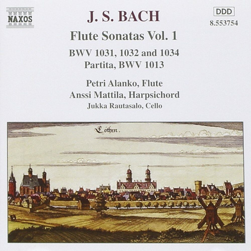 

Диск CD Flute Sonatas Vol. 1 - J.S. Bach