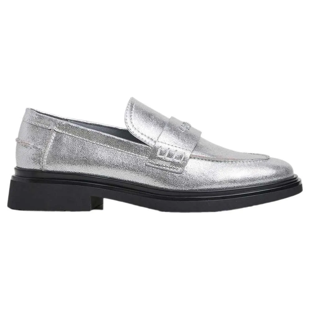 Лоферы Pepe Jeans Penny Gloss, серебряный