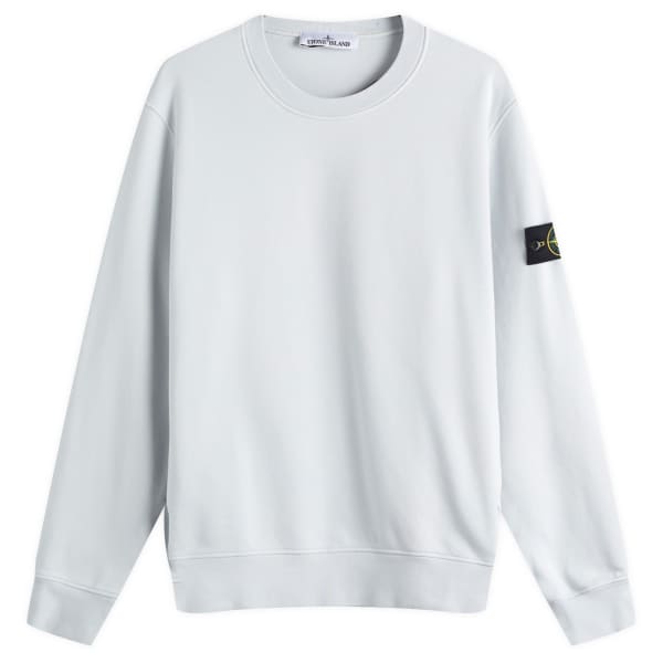 

Толстовка с круглым вырезом, окрашенная в готовом виде Stone Island, голубой
