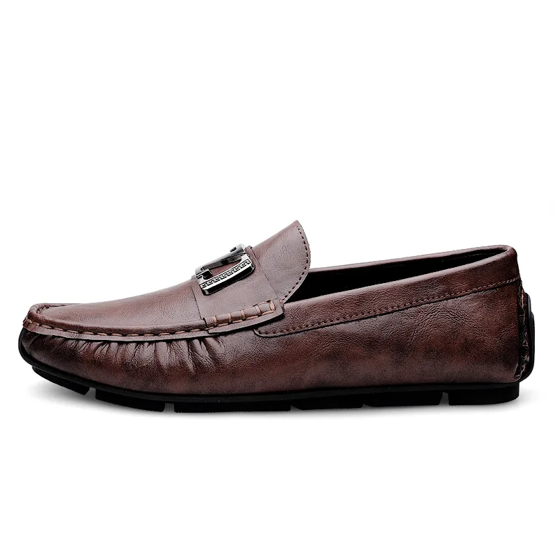 H2 Мужские повседневные туфли low top черные/коричневые — фото 2