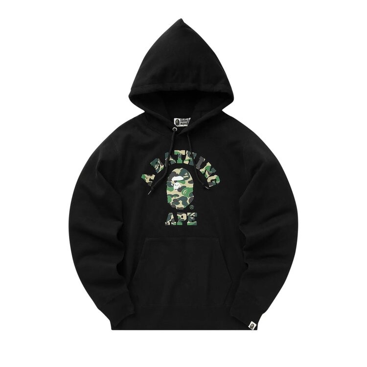 

Худи BAPE ABC Camo College Pullover Hoodie, черный