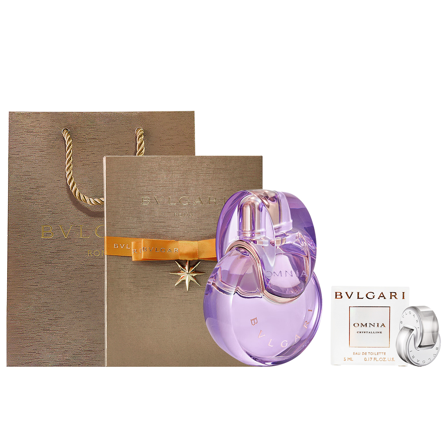 

Набор духов Crystal Collection Amethyst для женщин туалетная вода 50 мл/100 мл подарок для девушки BVLGARI