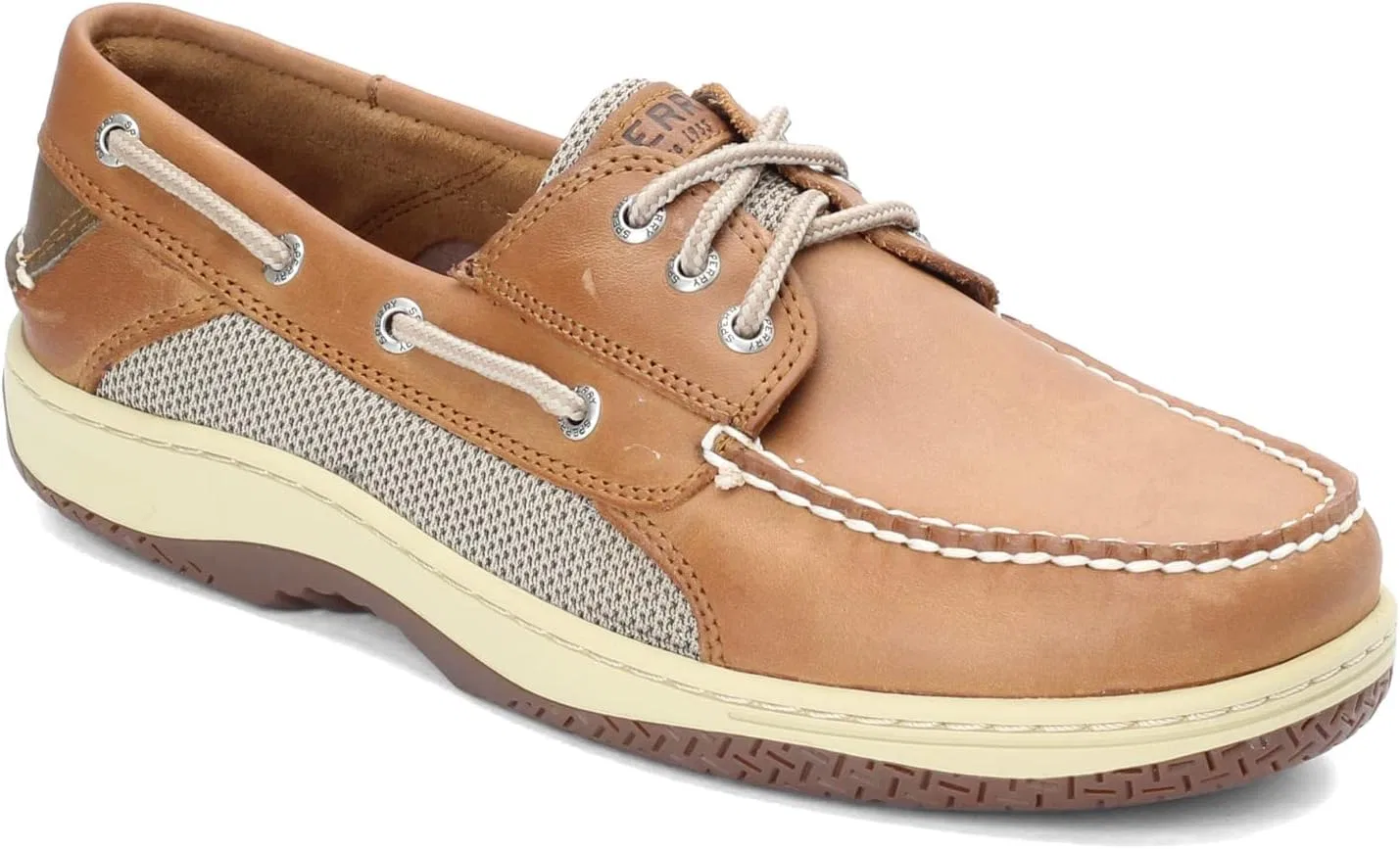 Мужские лодочные туфли Sperry Billfish с тремя люверсами, Dark Brown — фото 3