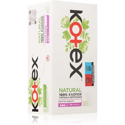 

KotexHV Natural Normal 36 гигиенические салфетки Kotex