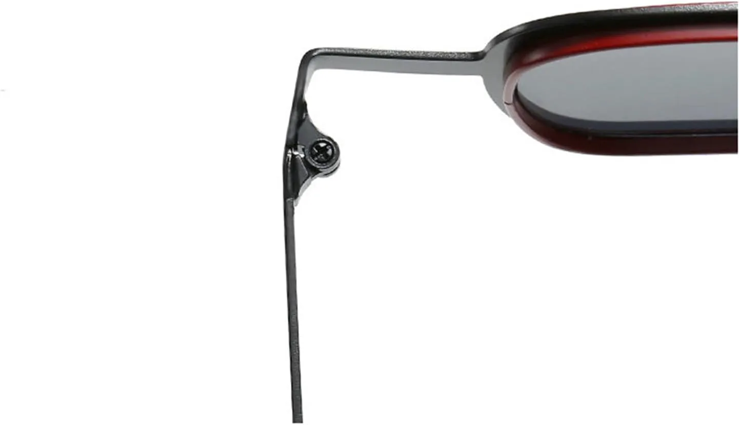 

Солнцезащитные очки Willochra Trendy Square Metal frame для женщин и мужчин в стиле ретро 90-х, классические, черные, с защитой от УФ-излучения UV400, C2