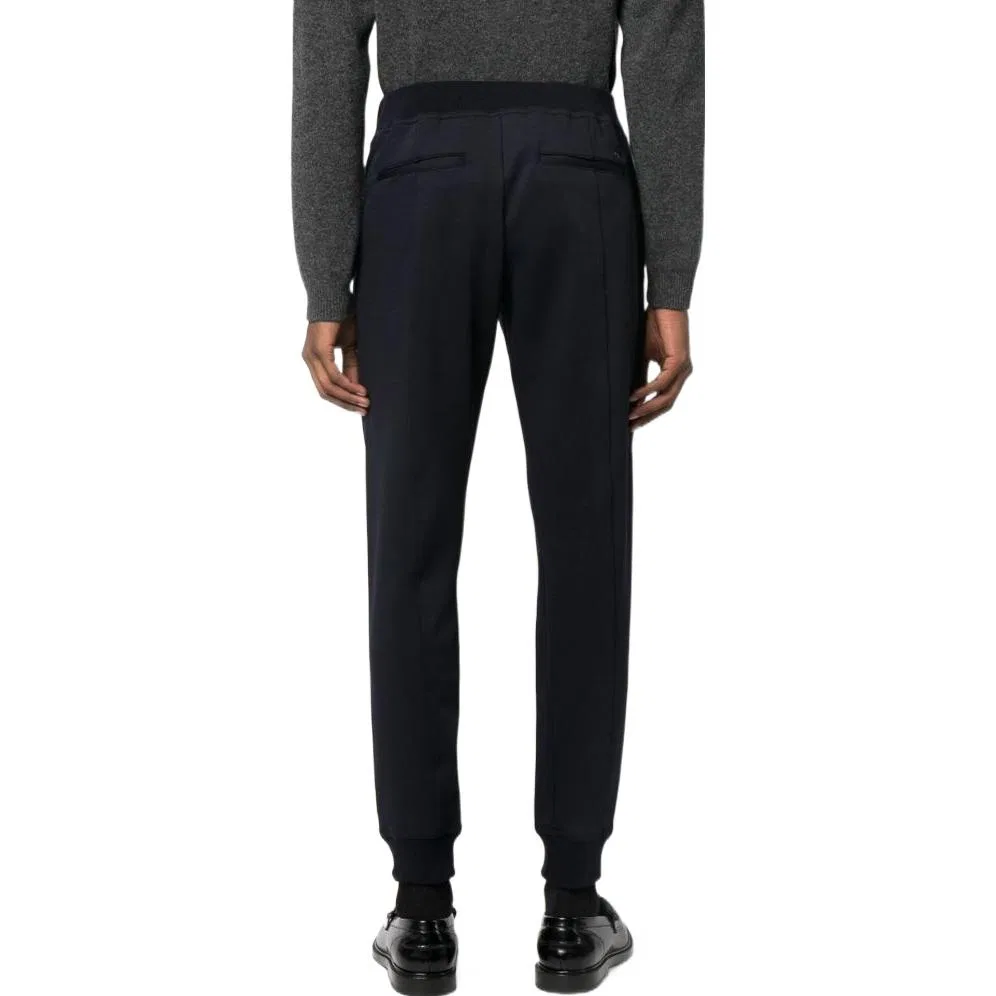 Трикотажные спортивные штаны мужские Navy Moderate Cuffed Pants EMPORIO ARMANI, Marine Blue — фото 4