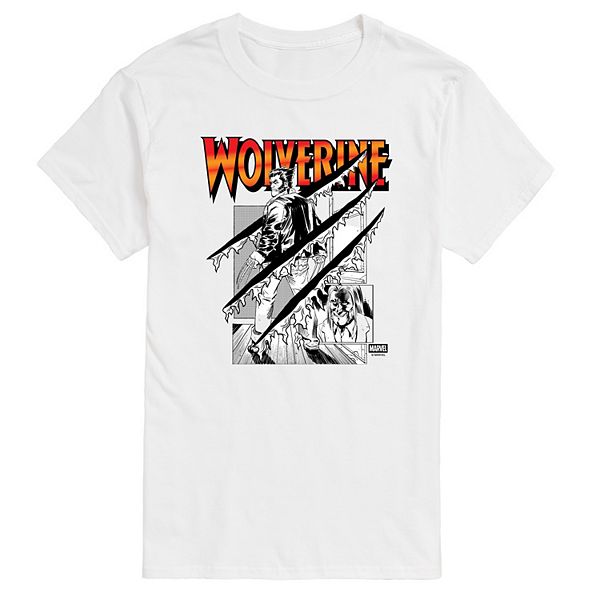 

Футболка с принтом Wolverine Big & Tall Marvel