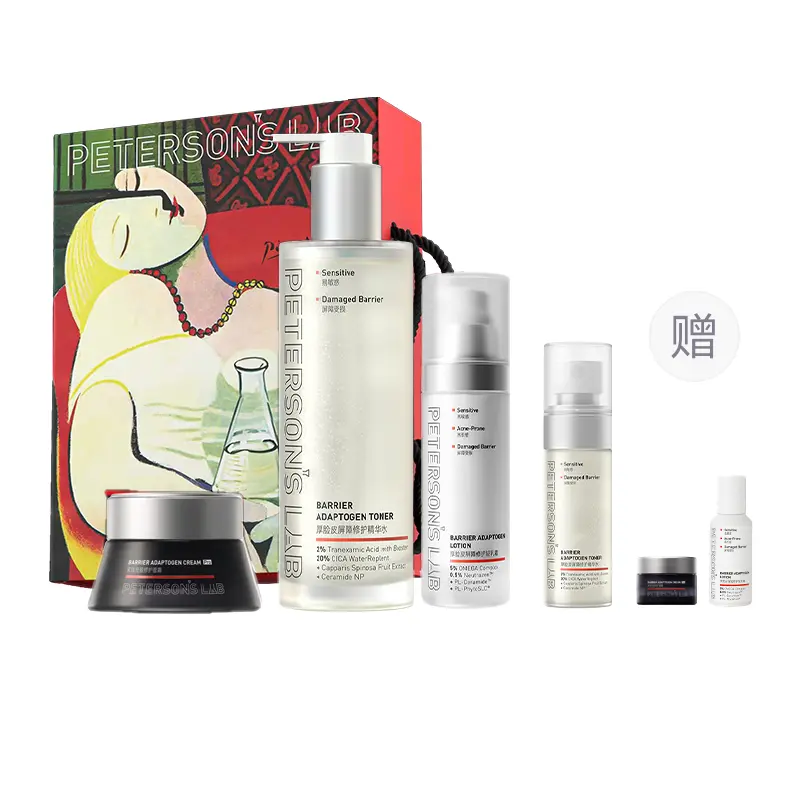 

Набор для ухода за кожей Thick Skinned Barrier Repair увлажняющая, освежающая, успокаивающая вода 205мл+эмульсия 50г PETERSONS LAB