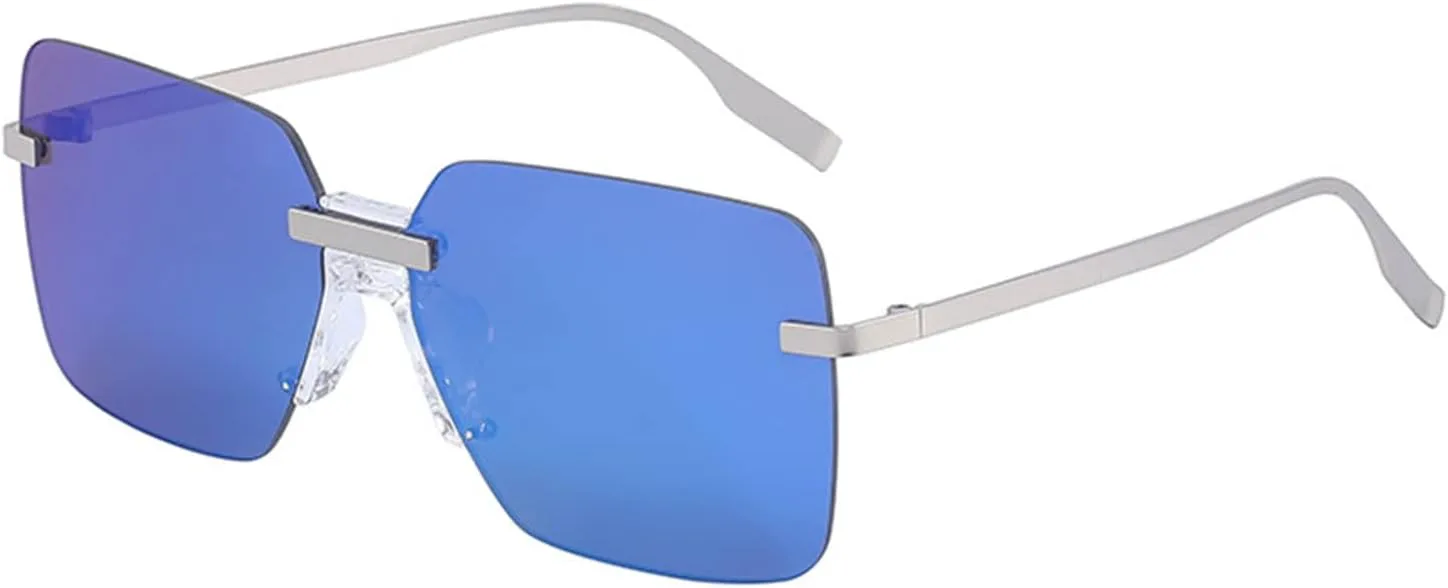 

GAOXIN Модные безрамочные солнцезащитные очки для мужчин и женщин, для отдыха на природе, вождения, декоративные солнцезащитные очки (Цвет: A, Размер: 1), A