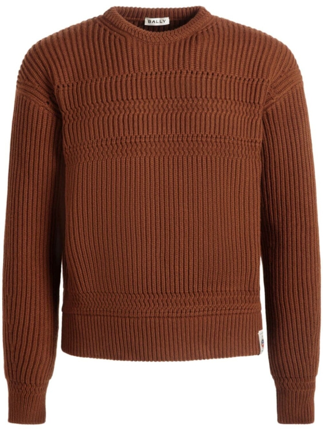 

Bally джемпер с нашивкой-логотипом, коричневый